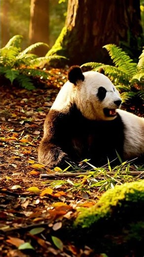 “rabbit hops past and leaves panda confused”