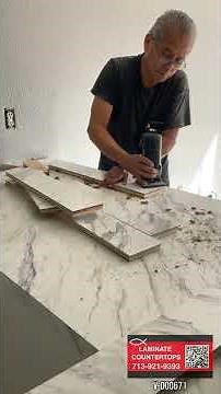 Who says a backsplash has to stay on the wall?