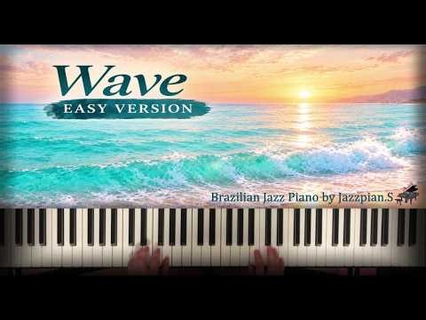 [Easy ver.] Wave(Jobim) - Brazilian Jazz Piano with Sheet by Jazzpian.S