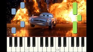 piano tutorial "FINN McMISSILE" Theme from CARS 2, Pixar, 2011, with free sheet music (pdf) Chords - ChordU