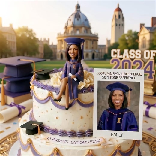 Personalized Graduation Cake Topper From Photo Custom Graduate Figurine Unique Gift Idea for Her Graduation Party Decoration Keepsake - Etsy