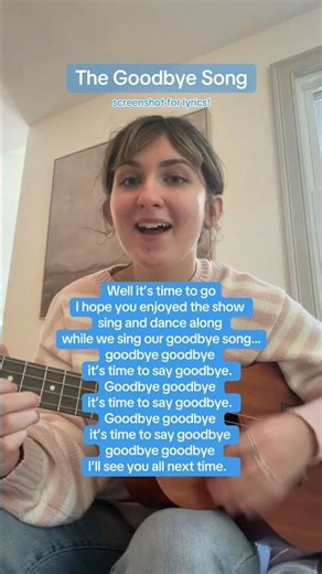 Goodbye Song · the song, playing
