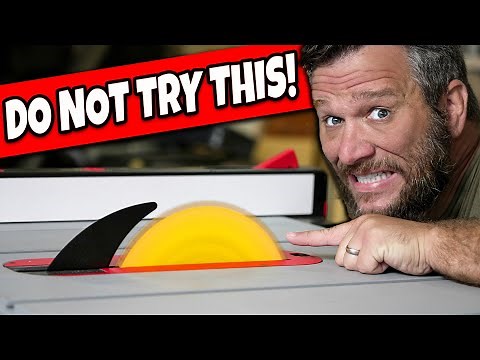Testing My Sawstop Table Saw! One Year Review - Worth $1400?