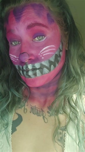 Cheshire cat Alice in wonderland #makeupartist #makeup #disney