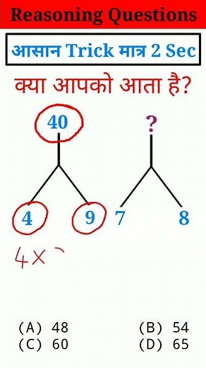 Reasoning In Hindi | Missing Tricks In Hindi | Reasoning Questions #shorts #ytshorts #reasoning