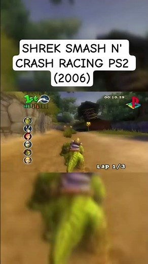Race fairy-tale chaos in Shrek Smash n’ Crash! 🏁 Smash rivals & win! 👑🔥 #Shrek #KartRacing #ps2