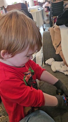 Max and Uncle John playing