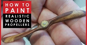 New video: How to paint a realistic WW1 wooden propeller