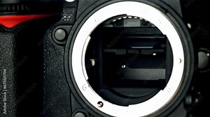 Operation of camera matrix shutters. Filmed on a high-speed camera at 1000 fps. High quality FullHD footage