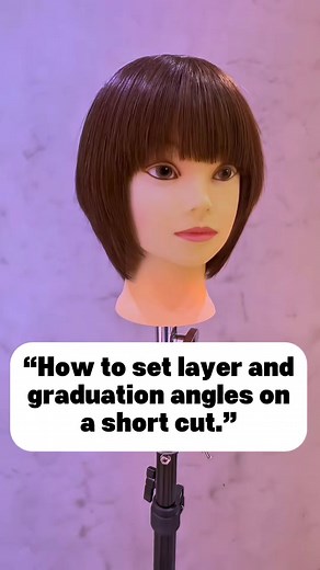 1.8K views · 1.3K reactions | From short bob layers to extra-short layers—how to set the angles #haircuttutorial | Rudi Sty | Facebook