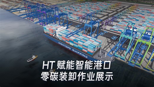 HT智能零碳港：绿色装卸全流程可视化演示