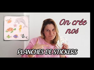 [Tuto CRICUT Débutant ] Créer des Planches de STICKERS ! Facile et Rapide !