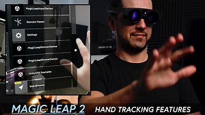 Hello everyone 👋👓 In today's video, we'll go over how to integrate hand tracking features by using the ML2 SDK. We'll also create a demo scene where Magic Leap 2 hand tracking permissions will be configured in Unity, and we'll be building a real-time hand visualizer to display each hand skeleton bone as well as its position and rotation. 📌 Full video available here 👉 https://youtu.be/cCFy8WmdqdU 📚 Video outline: - Introduction to Magic Leap 2 Hand Tracking Features - ML2 Hand Tracking Proje