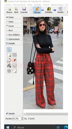 Puedes hacer cualquier patrón digital en Valentina. El software es gratis #patronajedigital