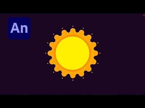 Adobe Animate #24: Mastering Layers and Symbols To Animate a Torching Sun