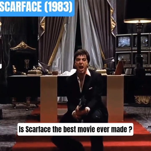 SCARFACE (1983): best movie ever? #tonymontana #scarface #miami #miamibeach #shorts #classicmovies