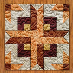 Ribbon Starflower Quilt Block PDF Pattern With Video Tutorial || 16, 28, 20, 22, and 24 Inch Size Versions Included - Etsy Canada