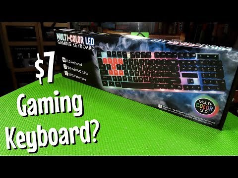 $7 LED Gaming Keyboard | Five Below Review | Budget Buys Ep. 46