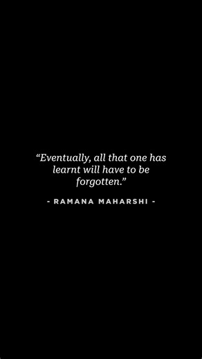 Ramana Maharshi | All Will be Forgotten