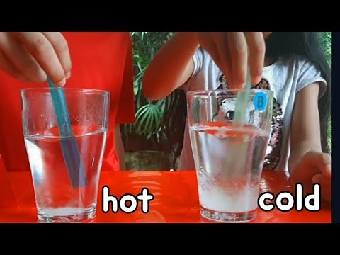 Materials Dissolve More Quickly (Hot & Cold Water) | Science DLP Year 2