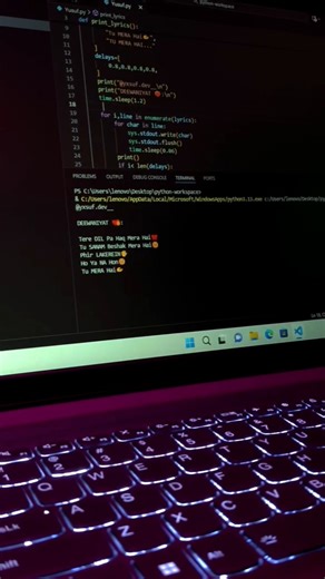 Every Coder Will Feel This 💻💔 | Tere Dil Par Hack Mera Hai | Love Shorts #shorts #coding #feelsong