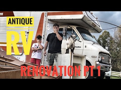 74 dodge Minnie Winnie renovation diy demolition