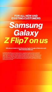 458K views · 55 reactions | Feel the love this summer with big savings on Samsung Galaxy Z Flip7 | Verizon | Facebook