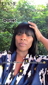 Bob wig install in minutes—watch how simple it is 💇🏽‍♀️ 💜Hair:Put On and Go Realistic Glueless Yaki Straight Bob with Bangs Minimalist Lace Wig 100% Human Hair #luvme #luvmehair #luvmeforyou #BobWig #ShortWigStyle #WigStyle #WigInspo #BobCutVibes #ChicBob #EverydayWig #fashion #wigs #summer #summerwigs | Luvme Hair
