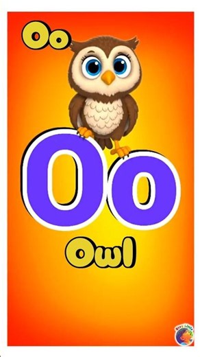 O is for owl || alphabet words for kids #staylittlechannel #kidslearning