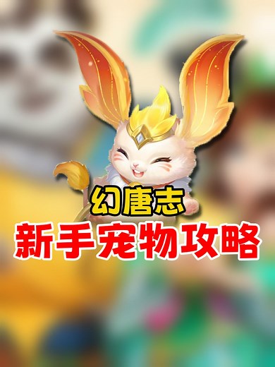 幻唐志0-100宠物攻略，新手必备！