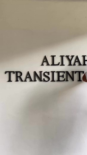 Our Aliyah Transient House DIY Signage! Book your stay with us from 1000 pesos per night, your home away from home 🏠 #aliyahtransienthouse #transientinatimonan | Aliyah Transient House