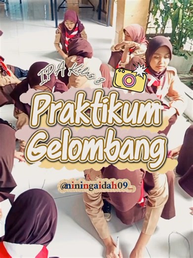 Praktikum Gelombang IPA Kelas 8 #fyp #fyppppppppppppppppppppppp #fypage #gelombang #ipa