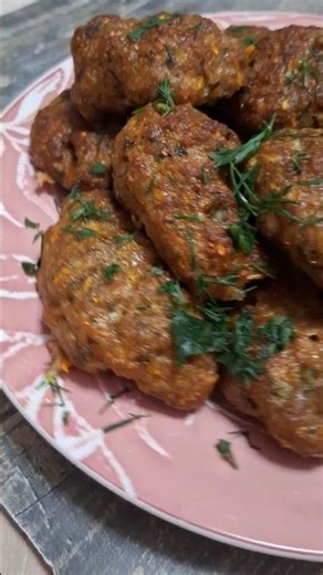 Готовлю котлетки с овощами, из двух видов фарша, в духовке#котлеты
