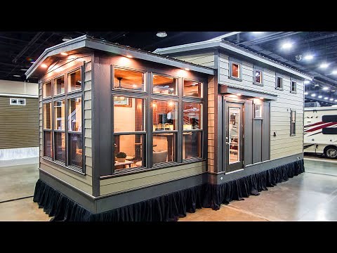 Amazing Modern Rustic Sedona Park Model from Lakeside Park Models