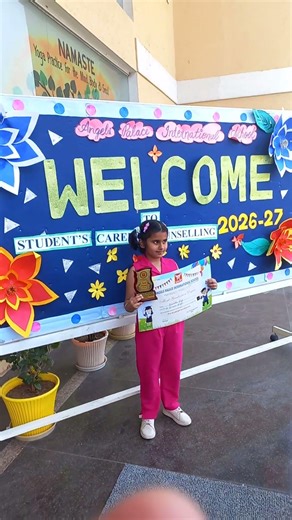 Kanishka got third position in her class, Mont - 3#blissful #weldon #beingpositive #subscribe ##