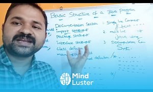Mind Luster - Learn Basic Structure of a Java Program