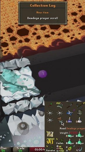 Deadeye Prayer Scroll OBTAINED! #osrs #runescape #oldschoolrunescape #mmorpg #gaming