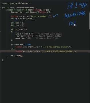 🔁 Check Palindrome Number in Java Using While Loop! 💻 #Shorts#Java #JavaPrograms #GUDifiedLearning