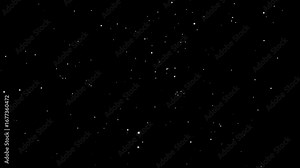 Snow Falling Black Screen. Snowfall Particle Animation 4k. Snowing Overlay Chroma Key Green Screen Alpha Channel Background. snow winter holiday background. snow flurry start flying Isolated.