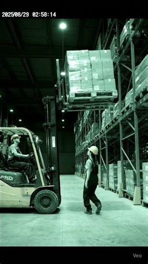 Warehouse Disaster Caught On Camera! #fail #shorts #viral