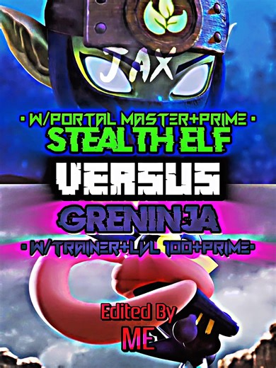 Stealth elf Vs Greninja | JAX
