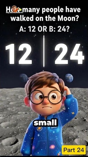Knowledge Quiz : How Many People Actually Walked on the Moon? 🌕#knowledgequiz