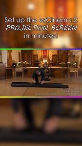 𝗤𝘂𝗶𝗰𝗸 𝗮𝗻𝗱 𝗘𝗮𝘀𝘆: Elite Screens 𝗲𝘇𝗖𝗶𝗻𝗲𝗺𝗮 𝟮 𝗦𝗲𝘁𝘂𝗽 𝗶𝗻 𝗮 𝗠𝗶𝗻𝘂𝘁𝗲𝘀 The ezCinema 2 by Elite Screens is a free-standing portable projection screen that offers even more features to CE Retail customers than our earlier model. It swiftly pulls up and retracts using a “scissor-backed” free-standing mechanism that requires no extra tools, accessories or effort. This is the perfect “projector screen in a box” for portable presentations on the go. The matte white material ha