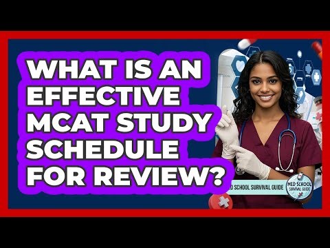 What Is An Effective MCAT Study Schedule For Review?