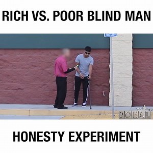RICH VS. POOR BLIND MAN HONESTY SOCIAL EXPERIMENT 😱😱 With Johal | Liam Dineen