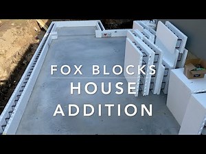 Building a house addition with Fox blocks