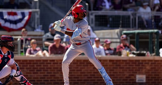 Georgia baseball’s Tre Phelps named SEC Co-Player of the Week