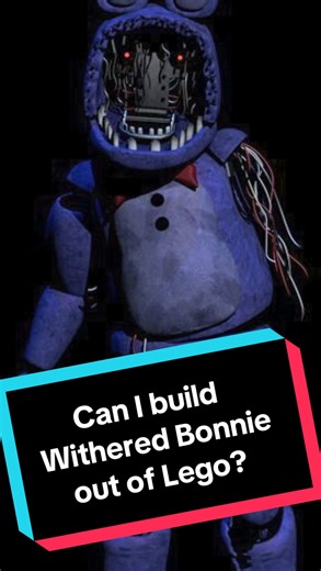 Just call me Dom😊 on Instagram: "I built a LEGO withered Bonnie from five nights at Freddy’s 2 This might have been my most challenging LEGO build yet, I spent close to 4 hours on the head alone trying to capture withered Bonnie‘s features and characteristics, I wanted to recreate his haunting face, to do this I had to sacrifice the scale of this build to capture that aesthetic. I can see myself revisiting this character but for now, I’m happy with this build😎 #LEGO #FANF #fivenightsatfreddys
