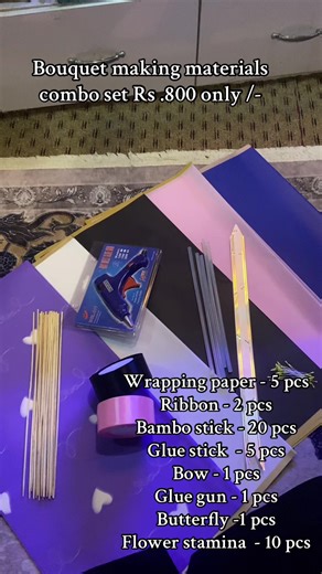 Beginner's Bouquet Making Combo Set for Rs 800