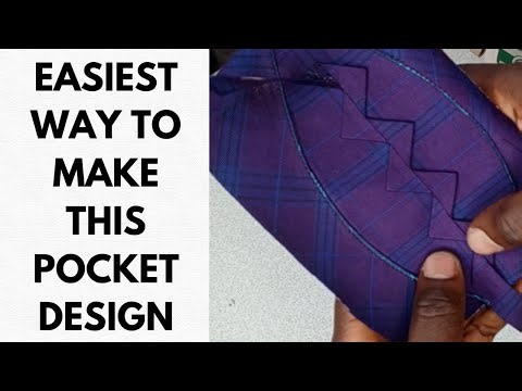 EASIEST WAY TO MAKE THIS POCKET DESIGN